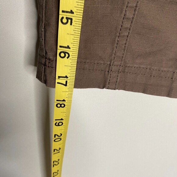 MEC Mountain Equipment Co-Op Brown Capri Cargo Ripstop Hiking Pants 6 - Picture 11 of 13